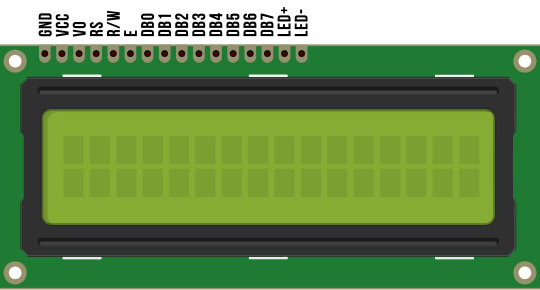 Örnek Terazi Ekran Modülü – 16 × 2 karakter LCD – Var