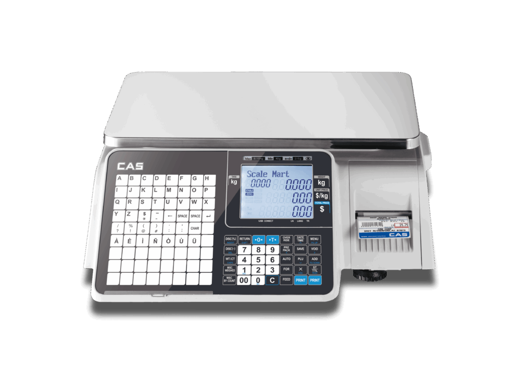 Barkodlu Teraziler — CAS CL3000B