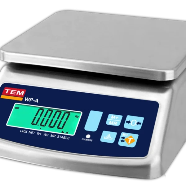 Tem Paslanmaz Tartım Terazisi Wpa 6 Kg 1 Gr