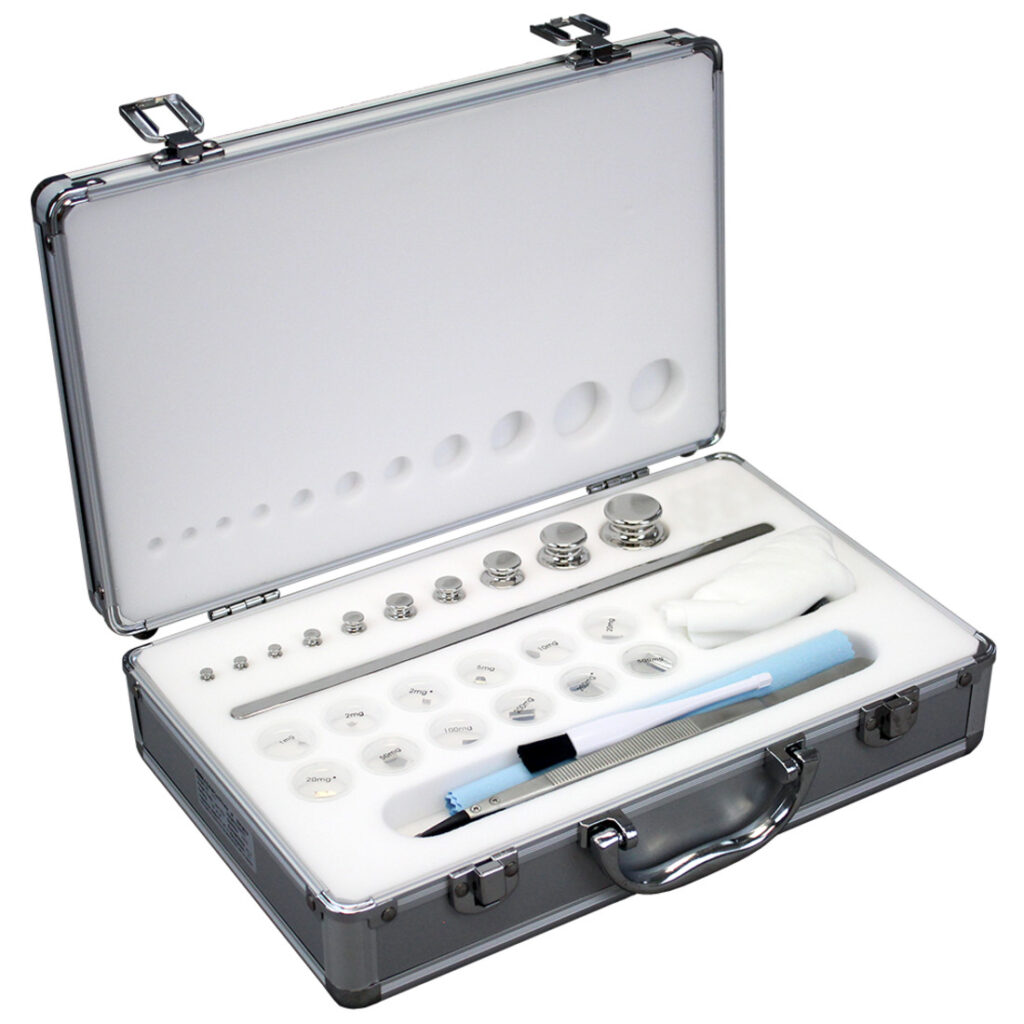 Kalibrasyon Ağırlıkları — Adam Equipment OIML F1 1mg–500g Weight Set