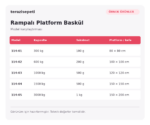 Örnek Rampalı Platform Baskül – 300 kg / 100 g - Görsel 2