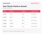 Örnek Özel Ölçülü Platform Baskül – 3000 kg / 1 kg - Görsel 2